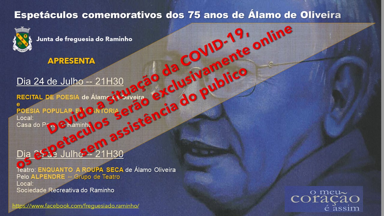 Espectáculos  comemorativos dos 75 anos de Álamo de Oliveira